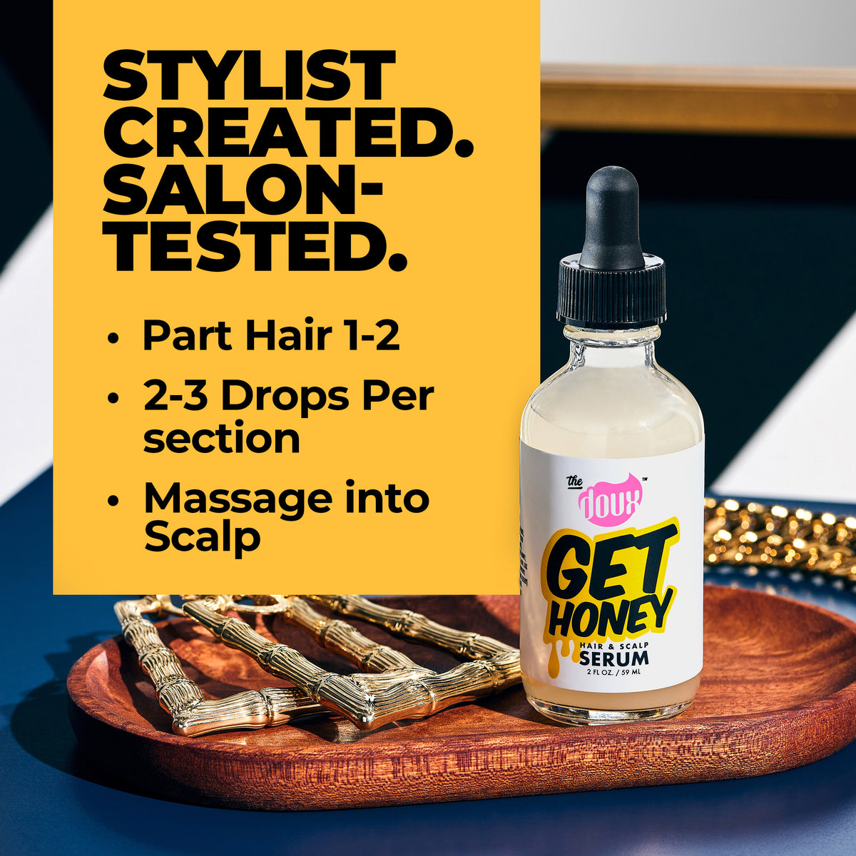 THE DOUX Get Honey Hair & Scalp Serum (2oz)