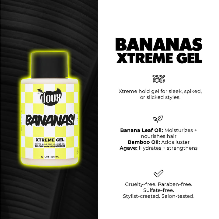 Bananas Xtreme Hold Hair Gel 12oz