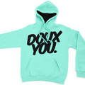 DOUX YOU Satin-Lined Hoodie - Doux Blue