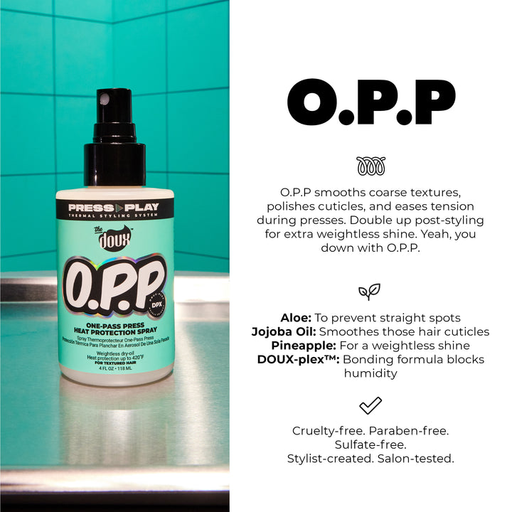 O.P.P. One-Pass Press Heat Protection Spray