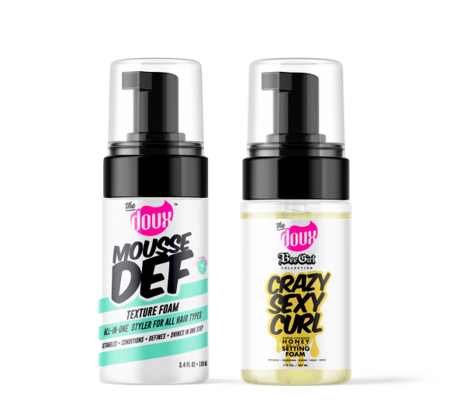 2PACK TRAVEL BUNDLE with MOUSSE DEF & CRAZYSEXYCURL Texture Foams