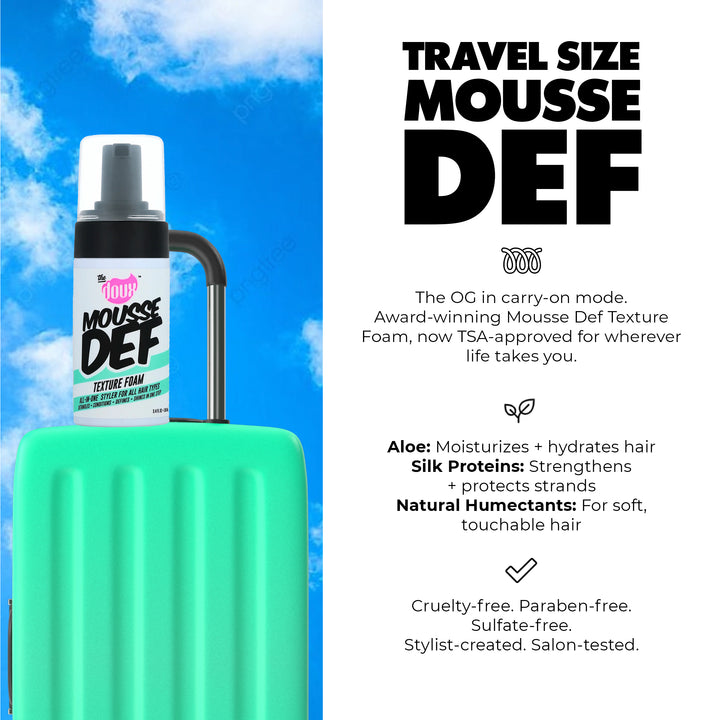 Mousse Def Texture Foam Travel Size 3.4 oz