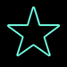 Doux blue star