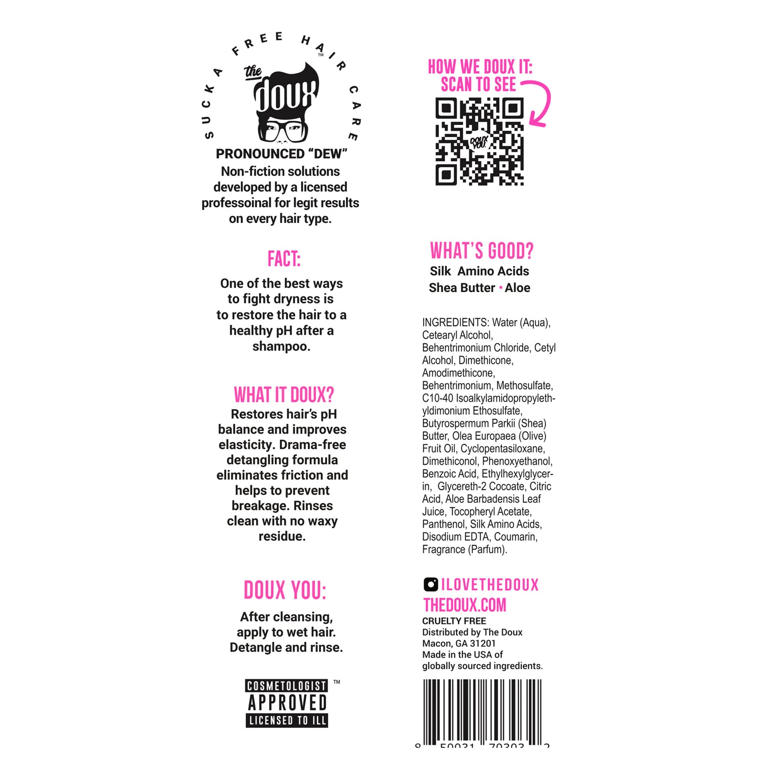 a label with text and images