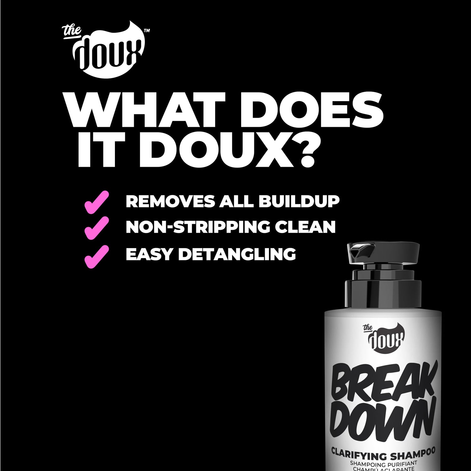 a bottle of shampoo with a black cap