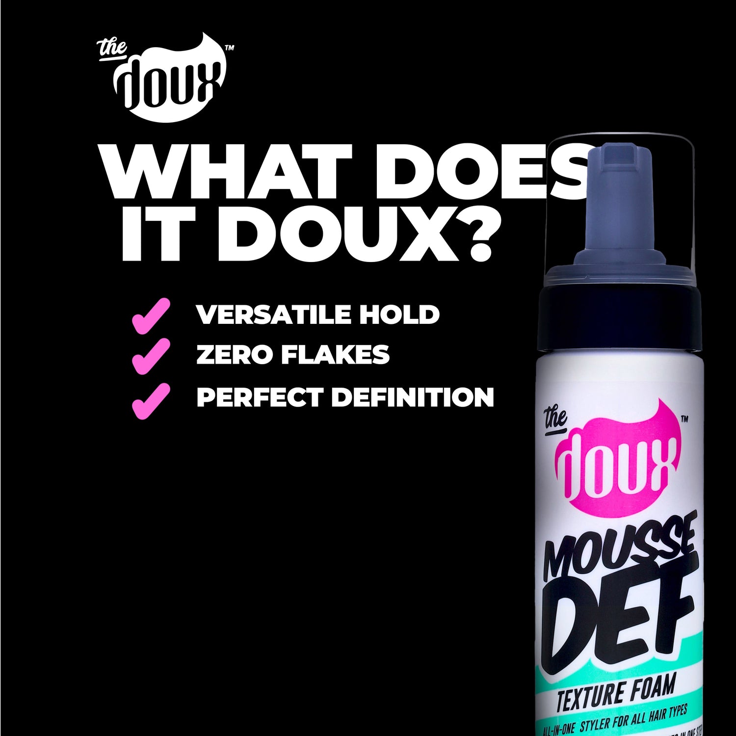 a white and black spray bottle with a black background