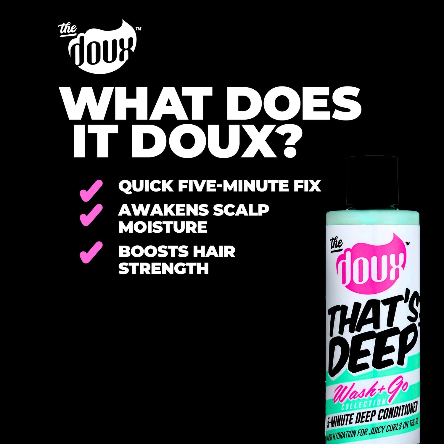 a bottle of shampoo with text on it