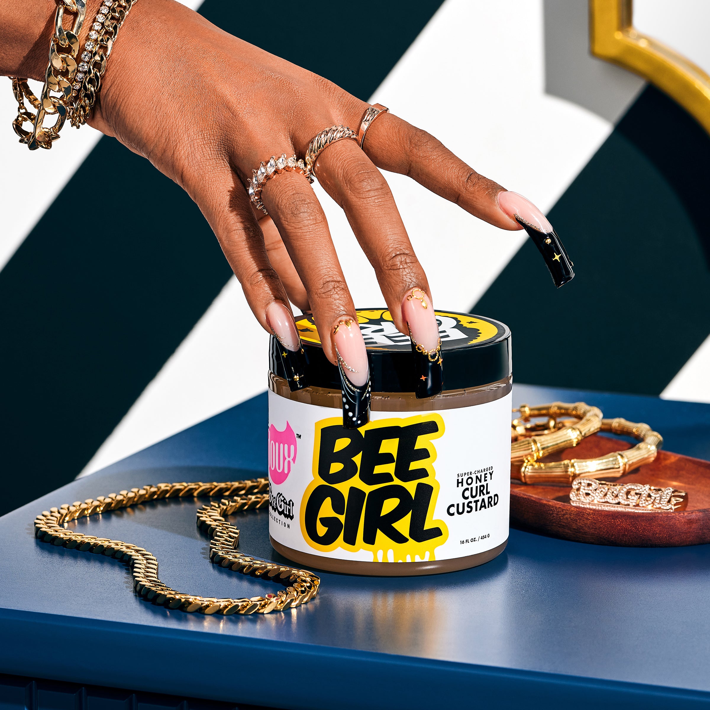 BEE GIRL Honey Curl Custard 16oz