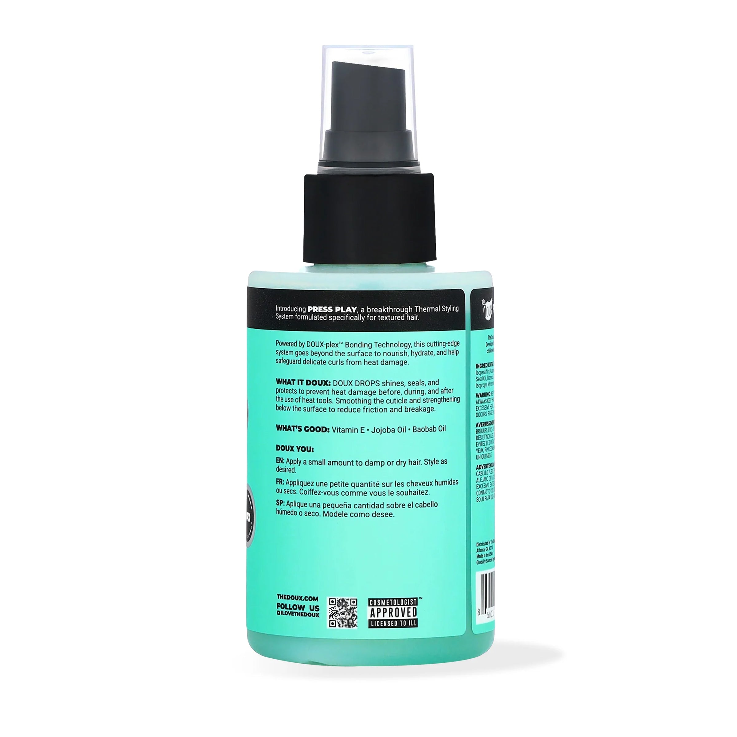 DOUX DROPS Bonding Polish Spray 4oz