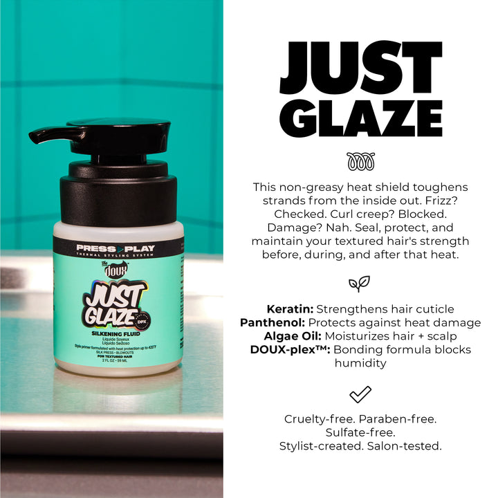 JUST GLAZE Silkening Fluid 2oz
