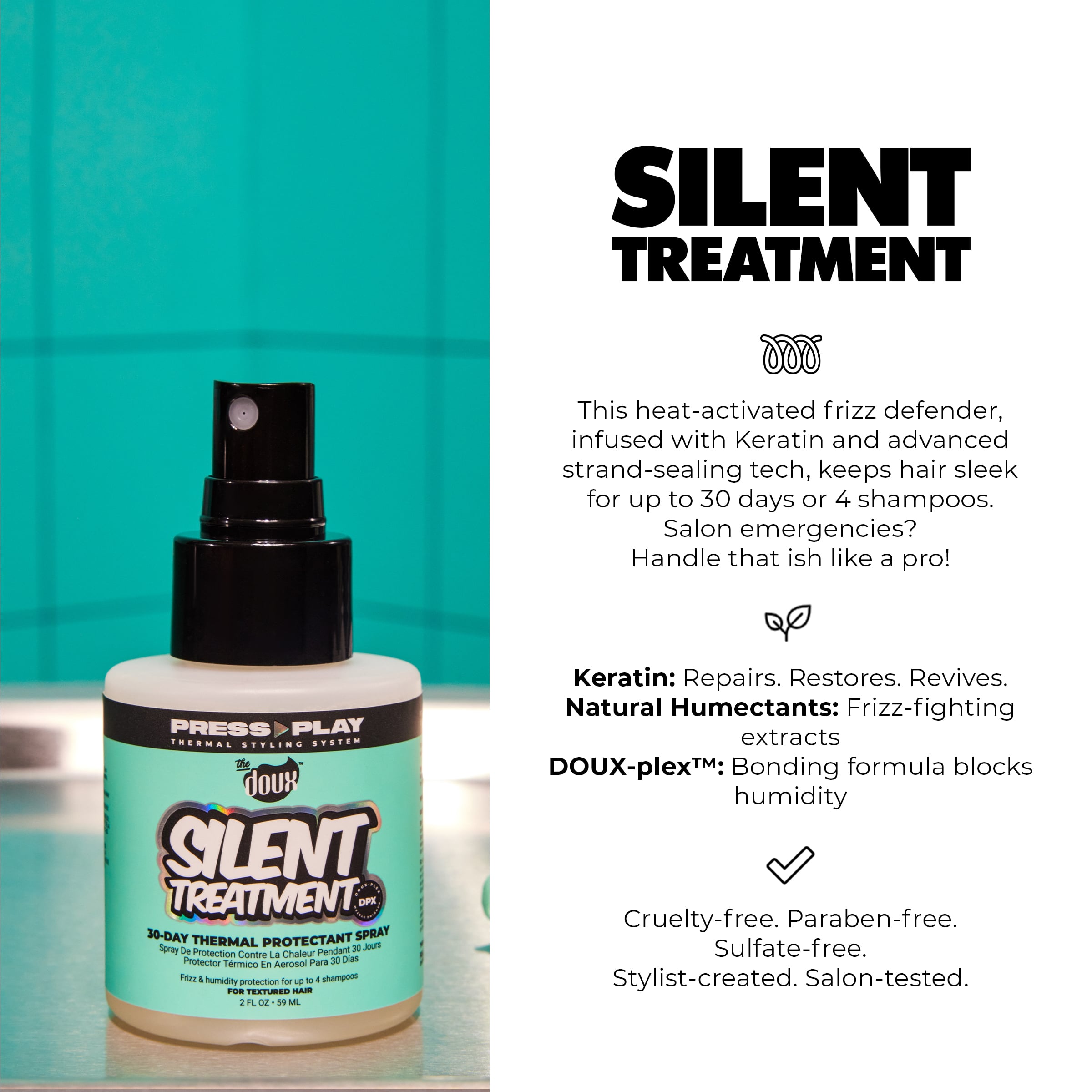 SILENT TREATMENT 30-Day Anti-Humidity Spray
