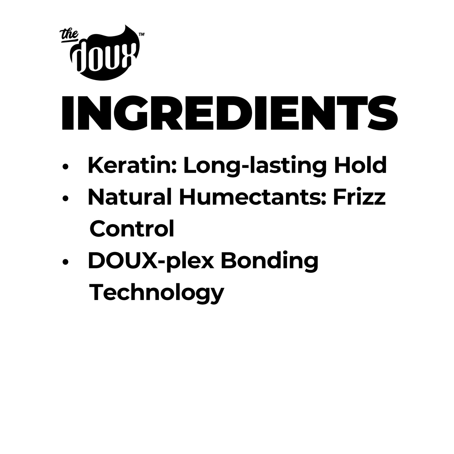 a white label with black text