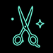 Doux blue scissors